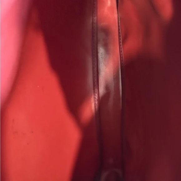 EUC! Longchamp Deep Red Crossbody Bag from the discontinued Planètes line - Picture 10 of 10